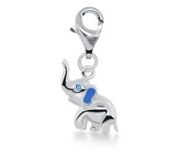 Elephant Shape Silver Charms CH-63